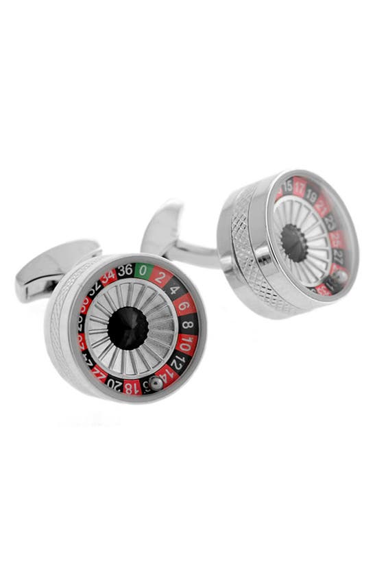 Roulette cufflinks in stainless steel – Tateossian USA