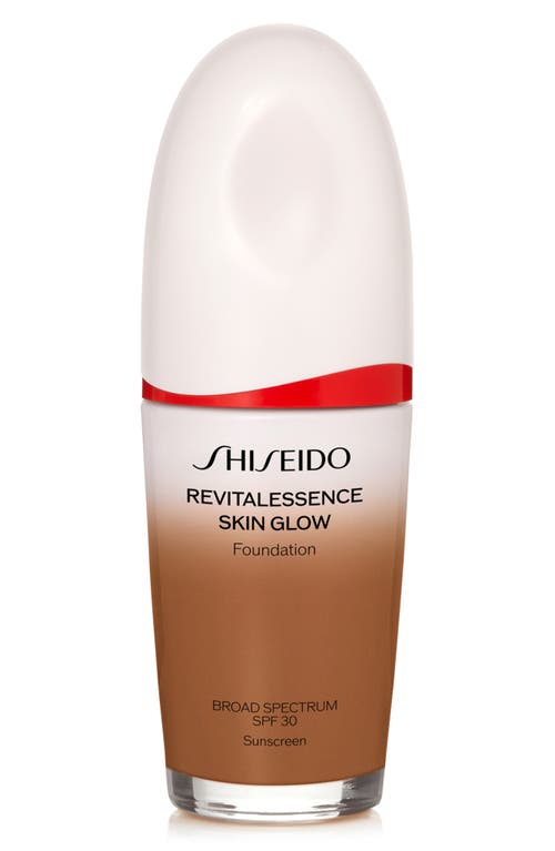 Shiseido Revitalessence Skin Glow Foundation SPF 30 in 460 Topaz at Nordstrom