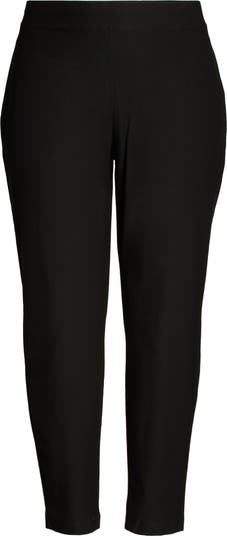 Eileen Fisher Stretch Crepe Slim Ankle Pants