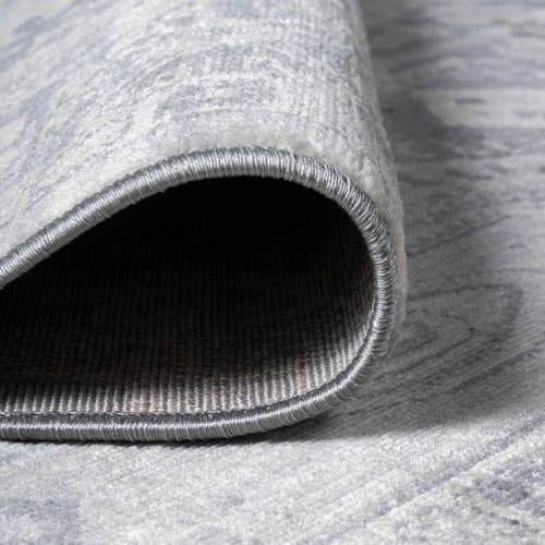 Jonathan Y Modern Persian Vintage Medallion Area Rug In Light Grey