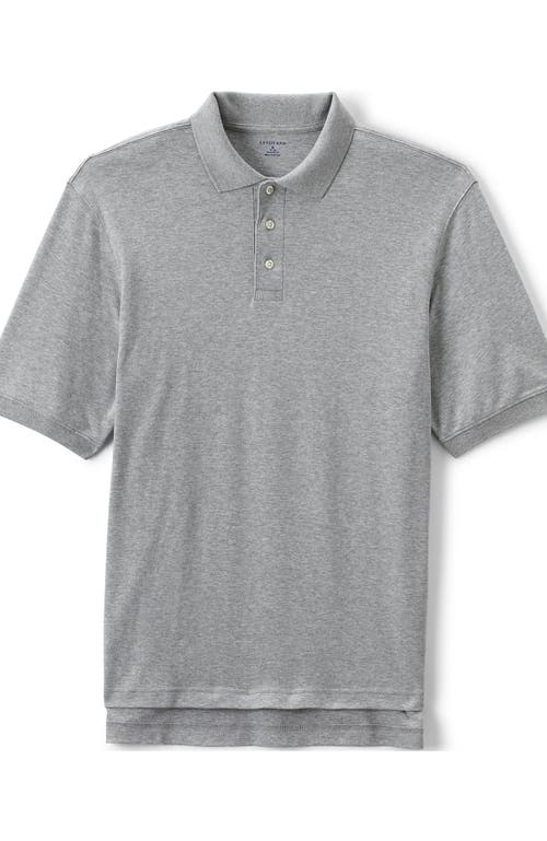 LANDS' END LANDS' END SCHOOL UNIFORM KIDS SHORT SLEEVE INTERLOCK POLO SHIRT 