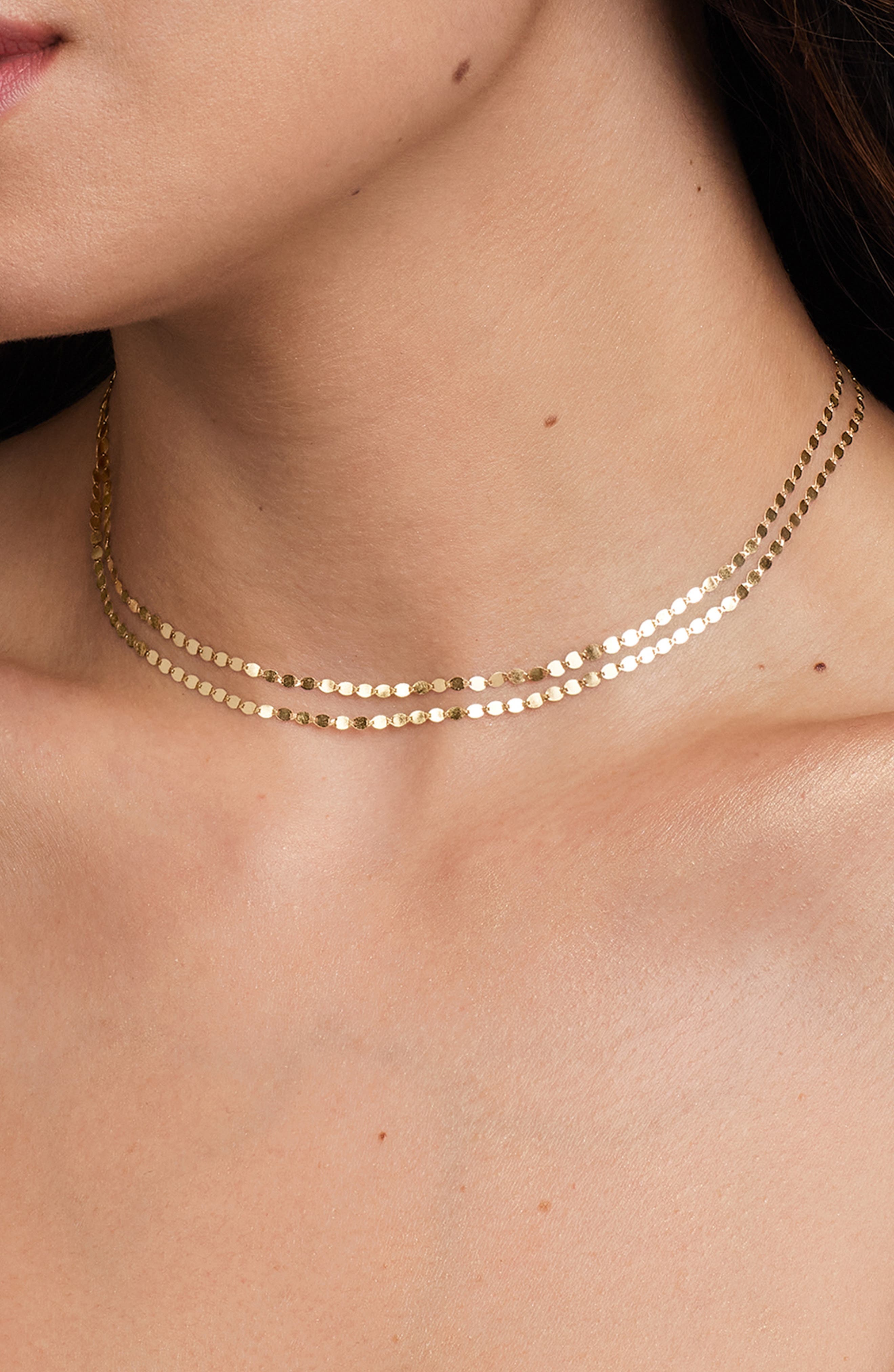 Lana Double Strand Petite Nude Choker | Nordstrom