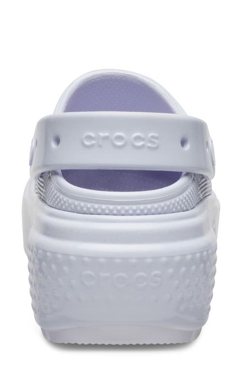 CROCS CROCS STOMP HIGH SHINE PLATFORM SLINGBACK CLOG 