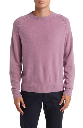 Ted Baker London Glant Cable Detail Cashmere Sweater In Pink