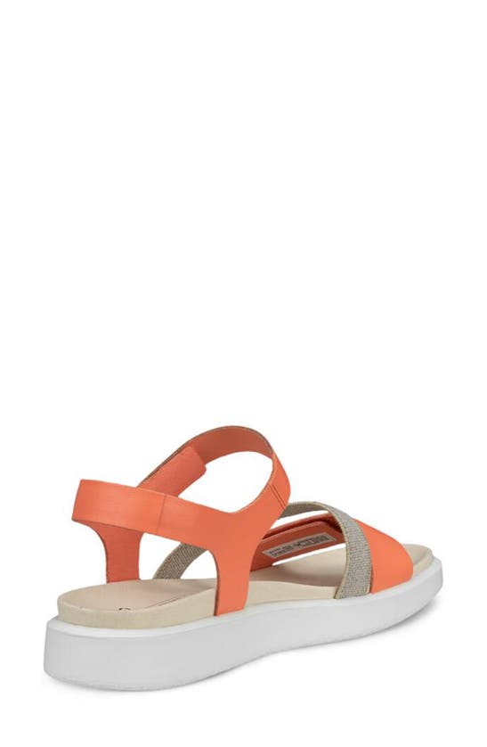Shop Ecco Flowt 2 Band Sandal In Coral