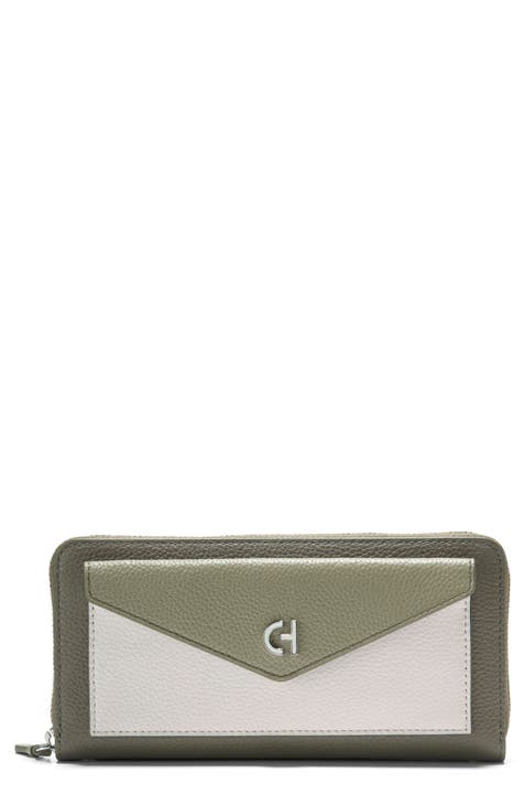 Cole Haan On A Chain Crossbody Wallet in Natural