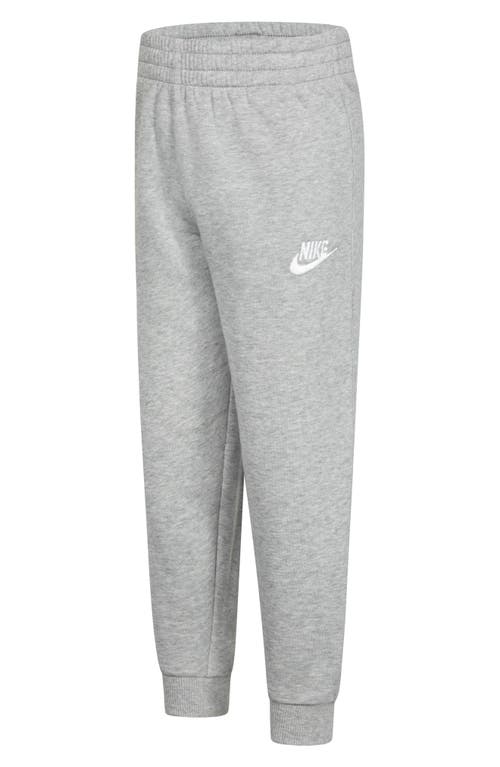 Shop Nike Kids' Club Fleece Joggers In Dark Grey Heather