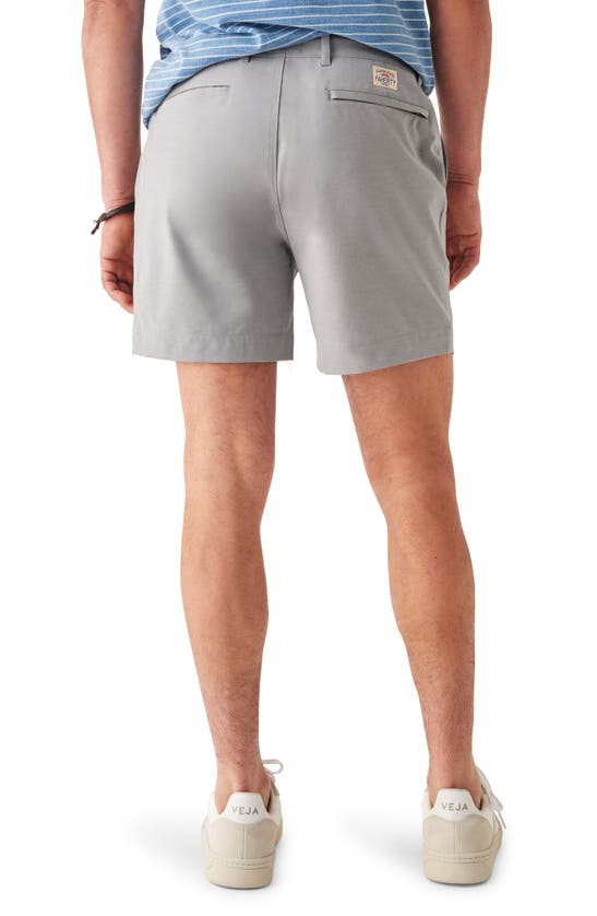 Shop Faherty Belt Loop All Day 5-inch Shorts In Ice Grey