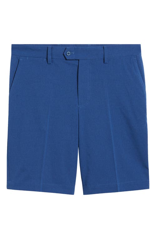 J. Lindeberg Vent Tight Flat Front Golf Shorts Blue at Nordstrom,