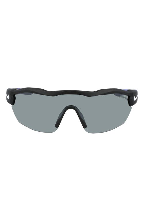 Shop Nike Show X3 Elite 61mm Wraparound Sunglasses In Black/silver