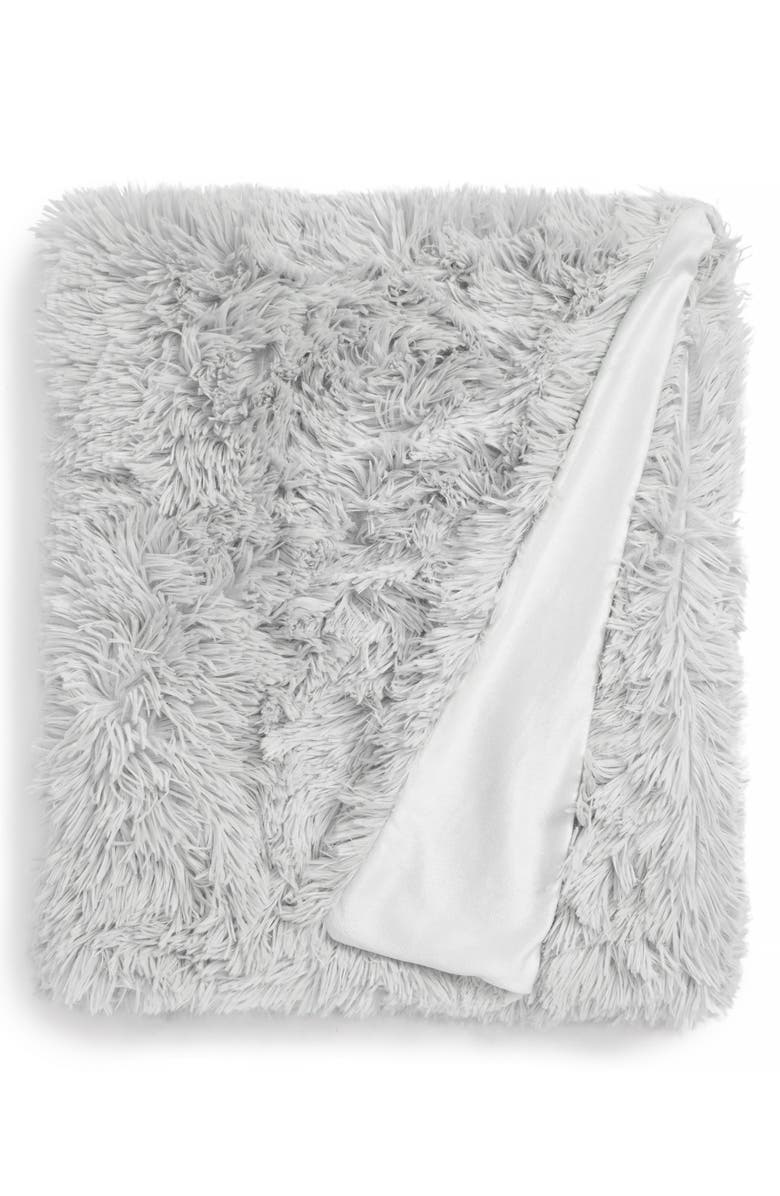 NORDSTROM at Home Feather Throw, Main, color, GREY VAPOR