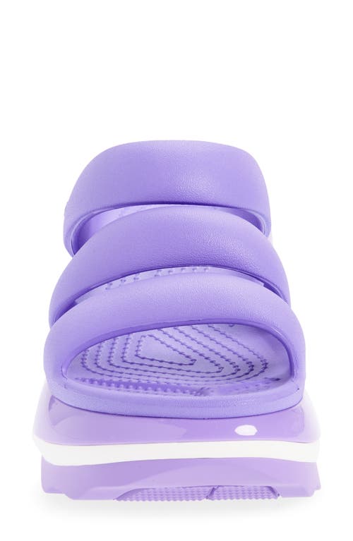 CROCS CROCS MEGA CRUSH PLATFORM WEDGE SANDAL 