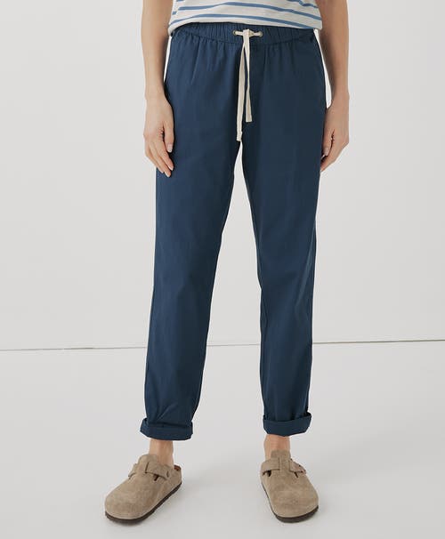 Shop Pact Organic Cotton Daily Twill Pant In French Navy