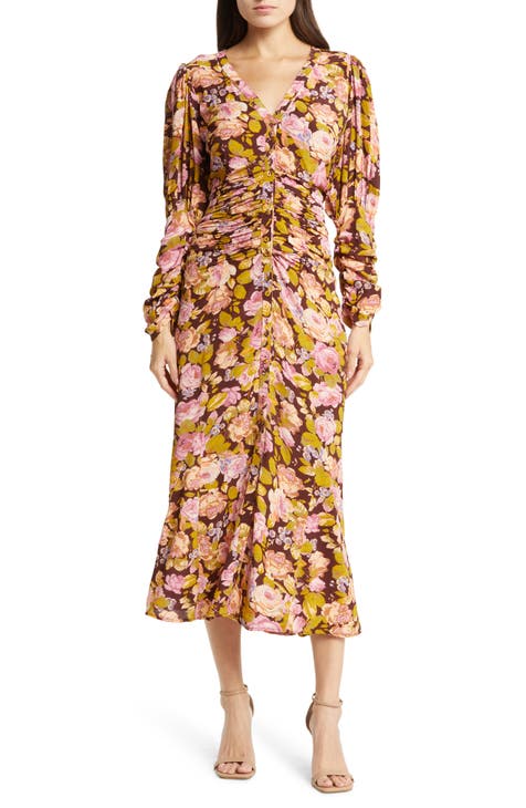 long sleeve floral dresses | Nordstrom