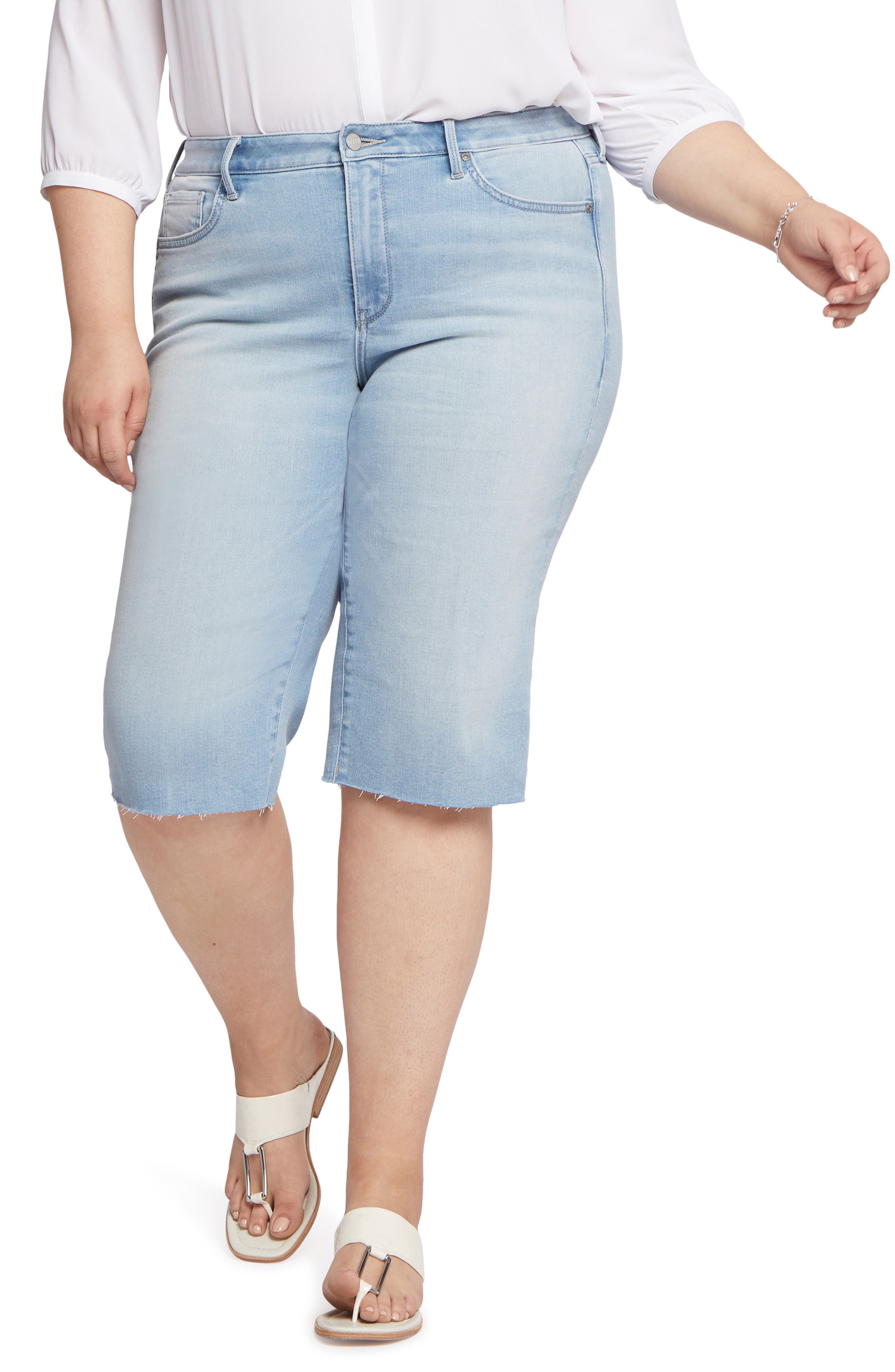 NYDJ Not Your Daughters Jeans Bermuda Shorts Cooper w/Lift Tuck Tech NWT $69 