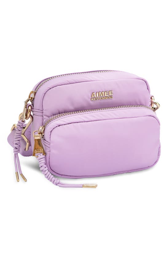 Shop Aimee Kestenberg Nylon Camera Crossbody Bag In Lilac