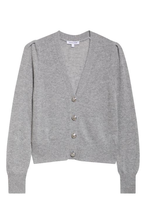Veronica Beard Solene Cashmere Cardigan In Heather Grey In Heather Grey