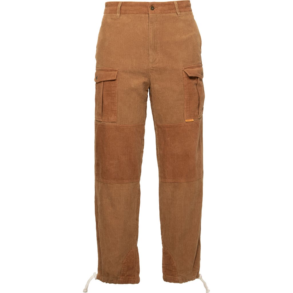 Round Two Corduroy Cargo Hiking Pants In Brown