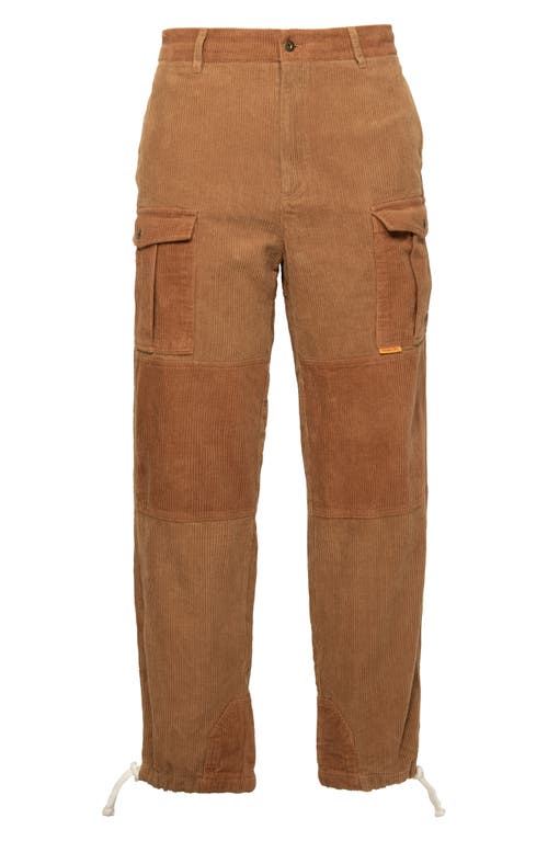 Corduroy Cargo Hiking Pants in Brown