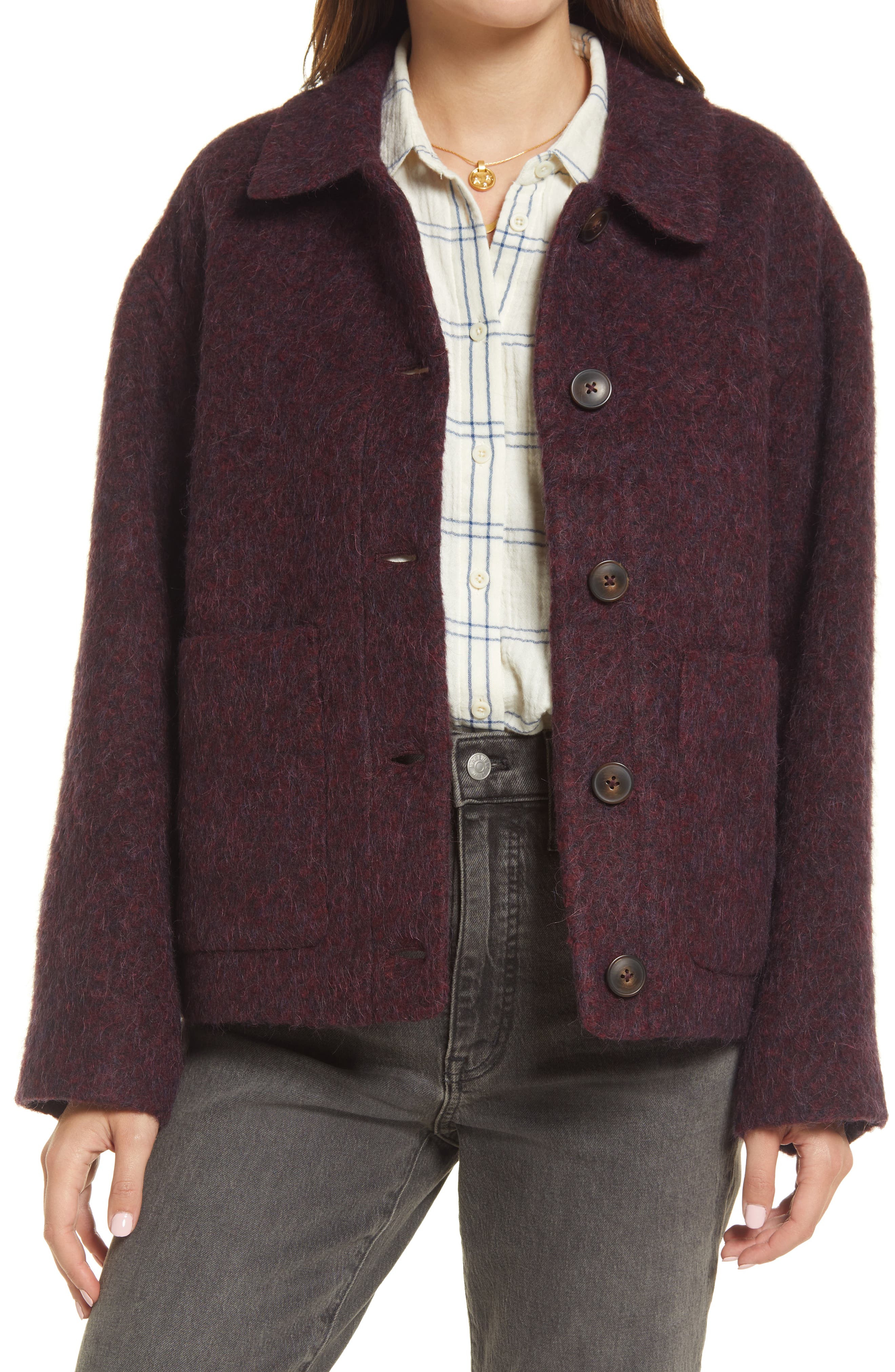 madewell teddy jacket