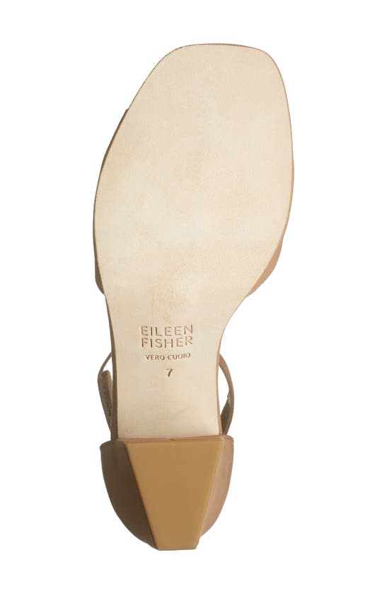 Shop Eileen Fisher Viva Ankle Strap Sandal In Earth