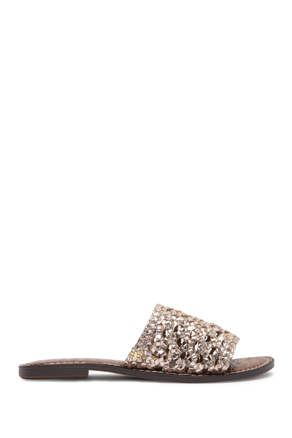 genovia woven slide sandal
