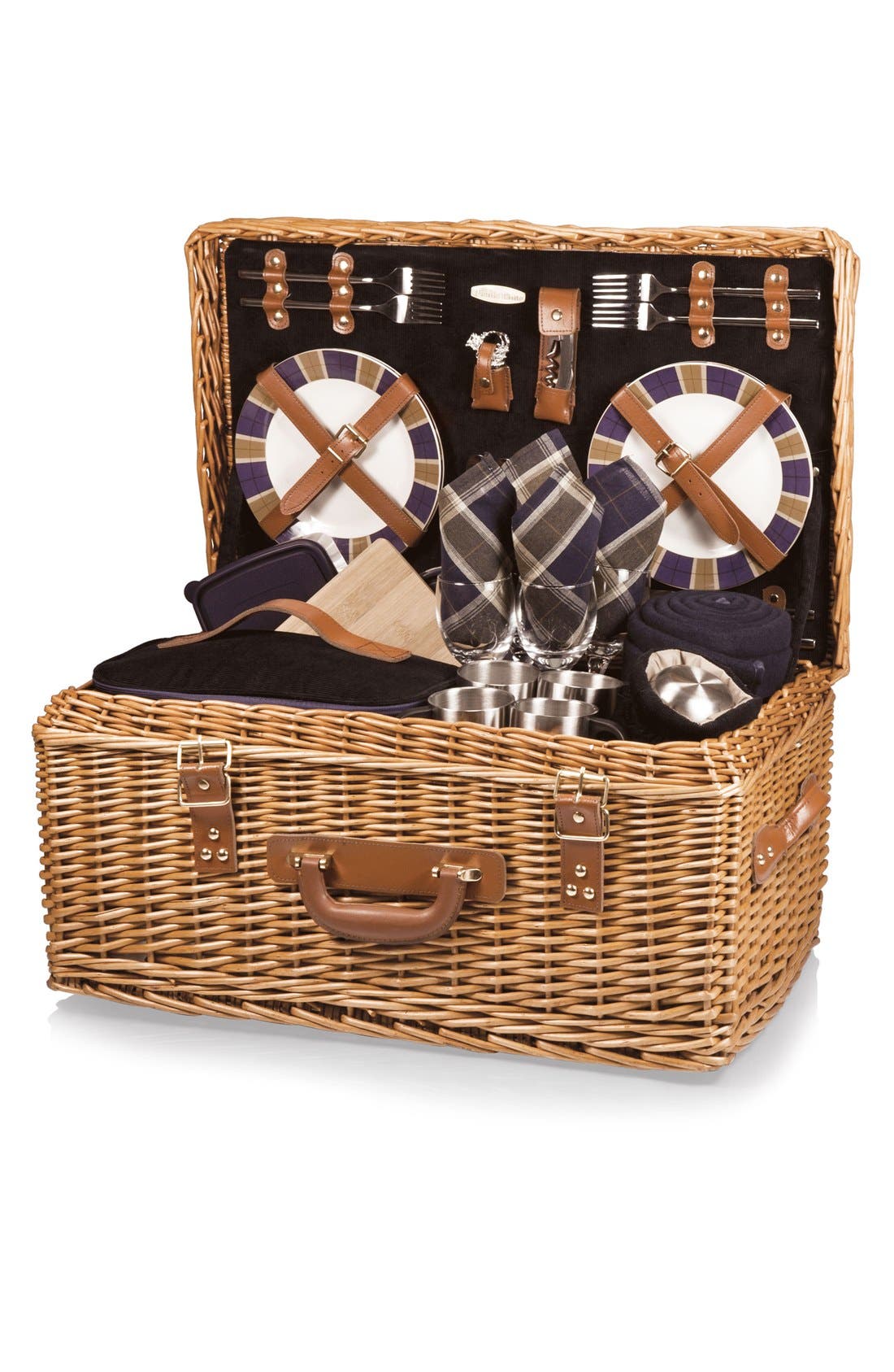 Picnic Time 'Windsor' Wicker Picnic Basket Nordstrom