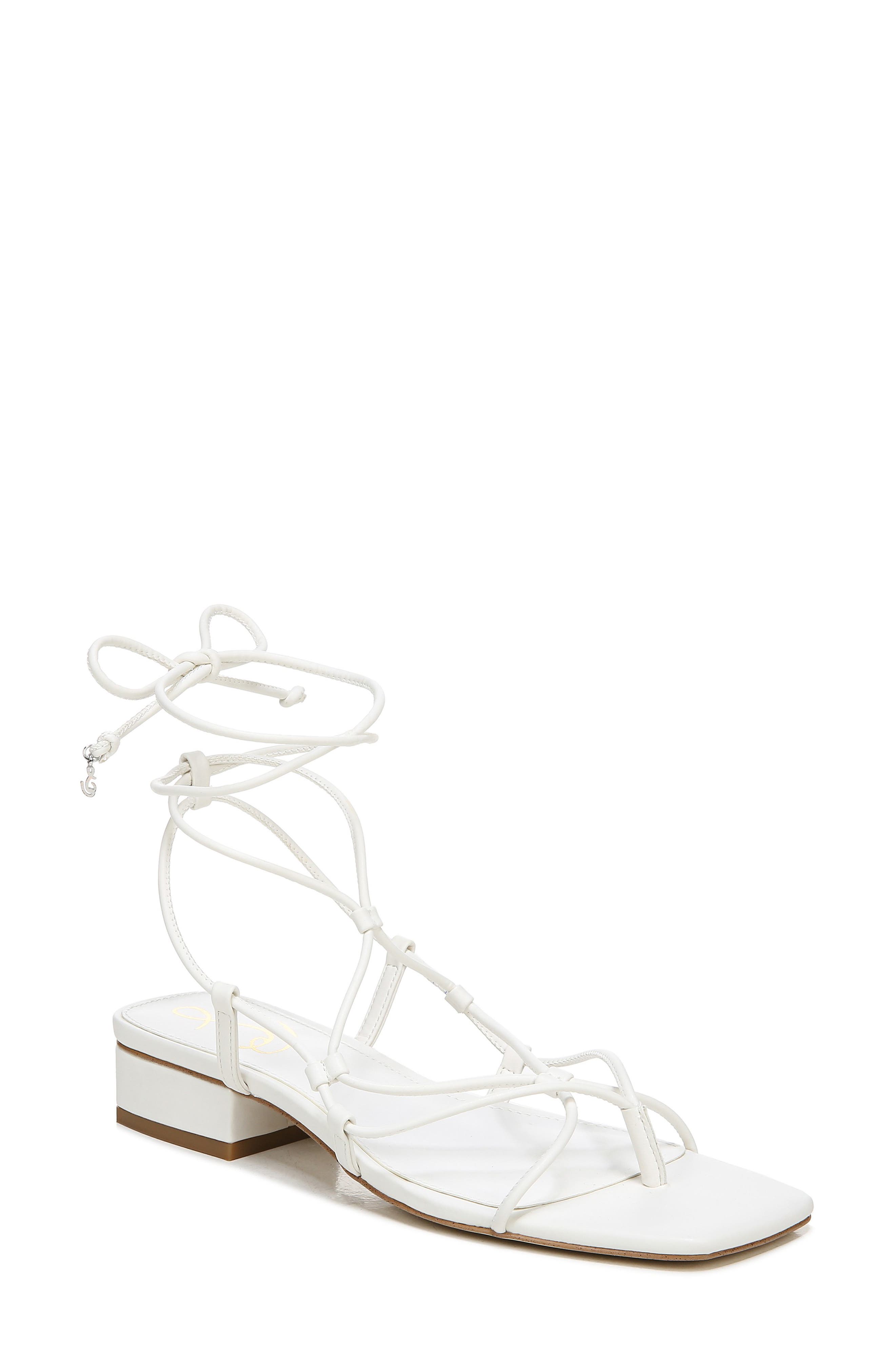 white block heel sandals strappy
