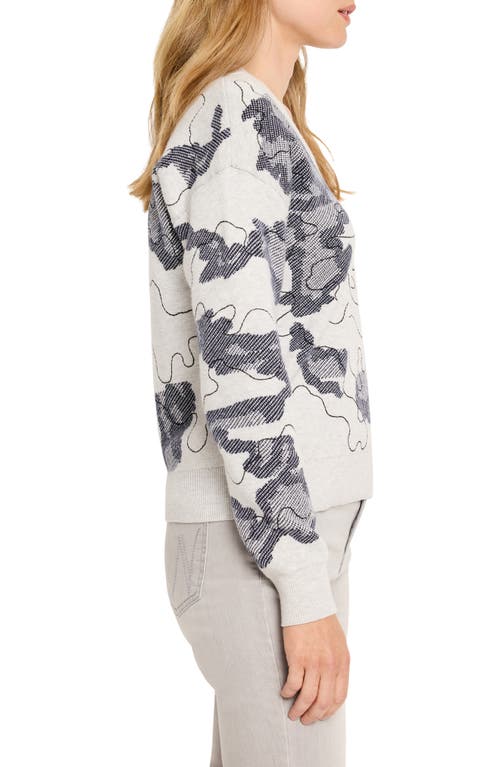 Nic + Zoe Nic+zoe Direction Drift Sweater In Indigo Multi