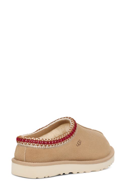 Shop Ugg(r) Tasman Slipper In Sand/dark Cherry