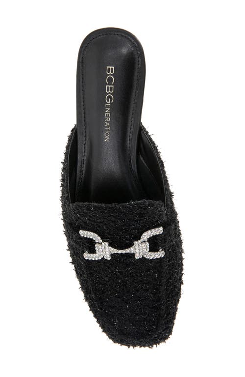 Bcbgeneration Pendall Mule In Black Boucle