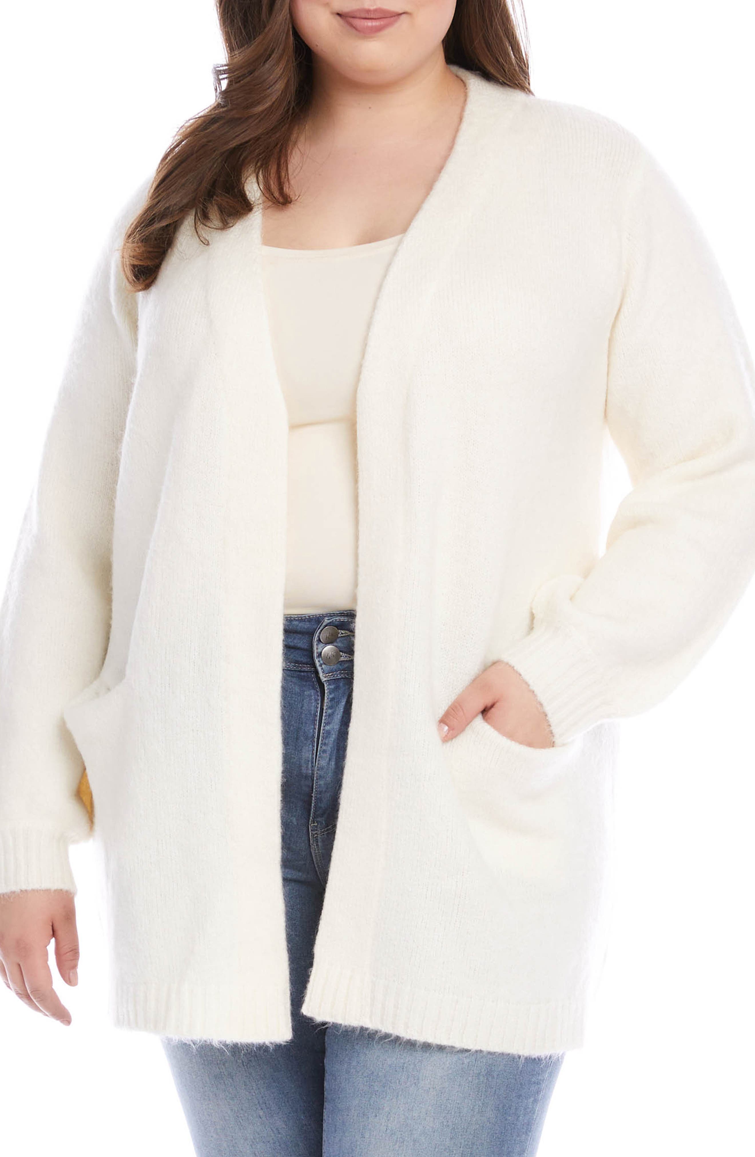 Karen Kane Bishop Sleeve Cardigan 