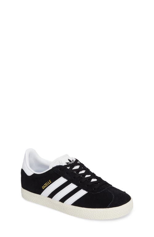 Shop Adidas Originals Adidas Kids' Gazelle Low Top Sneaker In Core Black/white/gold