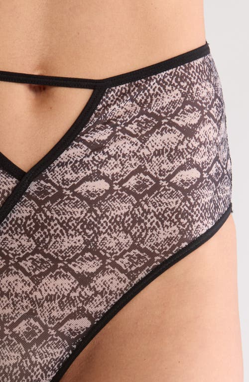 HAUTY HAUTY DOWN THE GARDEN PATCH CUTOUT HIGH WAIST PANTIES 