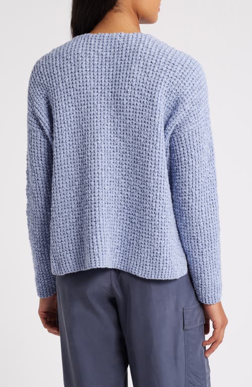 Shop Eileen Fisher Organic Cotton Sweater In Delphine