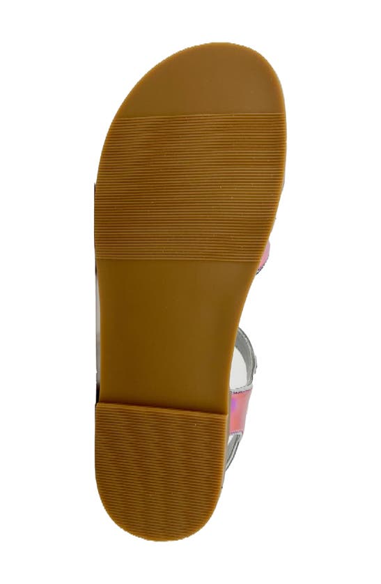 Yosi Samra Kids' Miss Butterfly Ankle Strap Sandal In Rainbow Iridescent