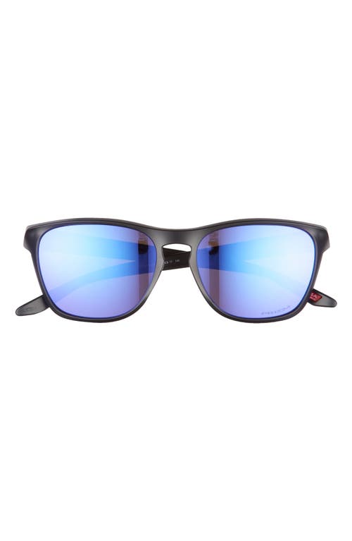 Oakley Manorburn 56mm Square Sunglasses In Matte Black/prizm Violet