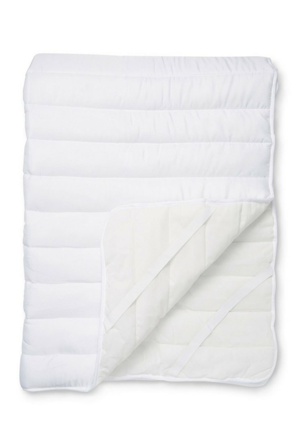 Ella Jayne Home Big & Soft Fiber Bed Twin Mattress Pad In White