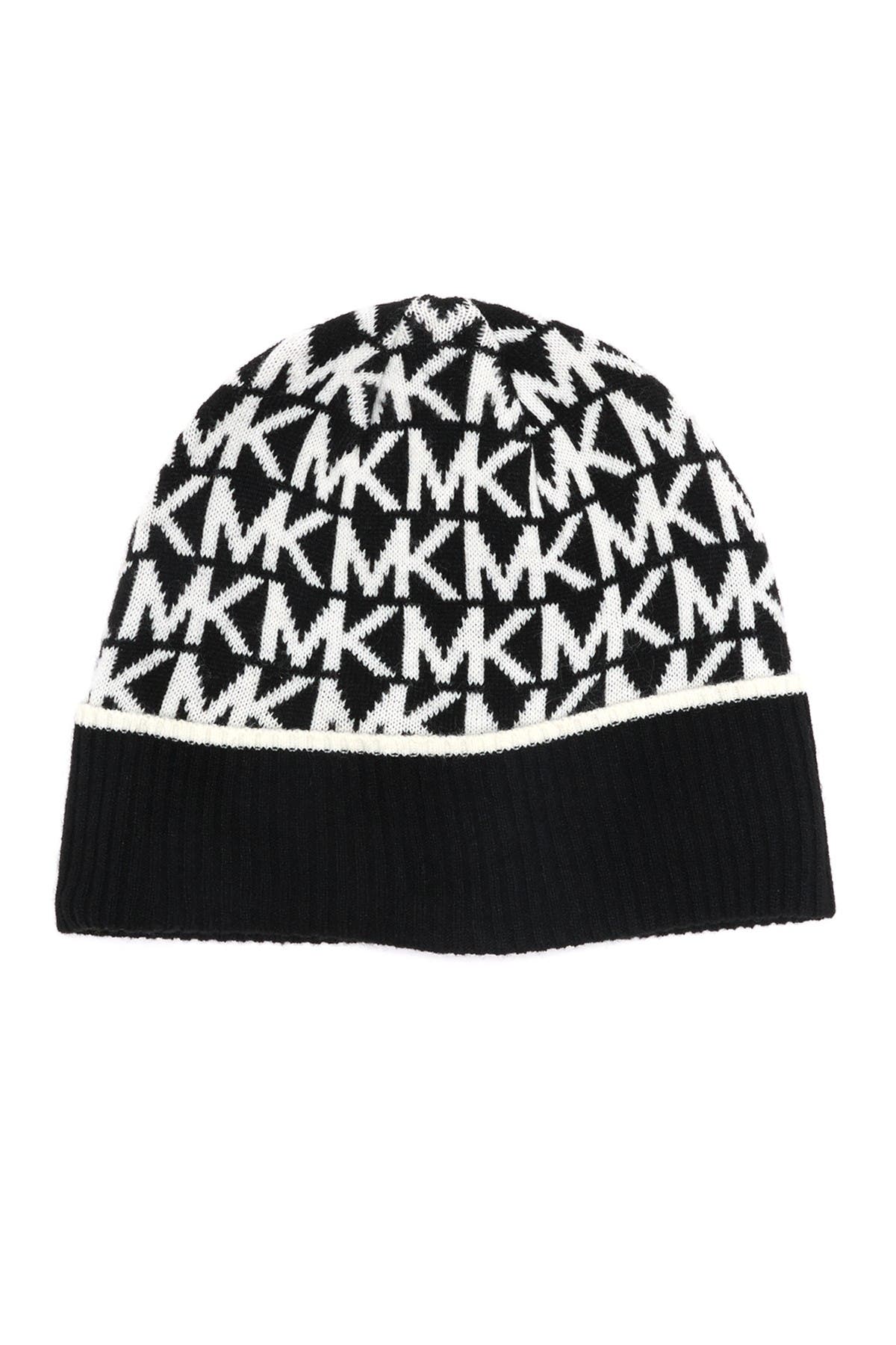 MICHAEL Michael Kors | Brand Logo Print Cuff Hat | Nordstrom Rack