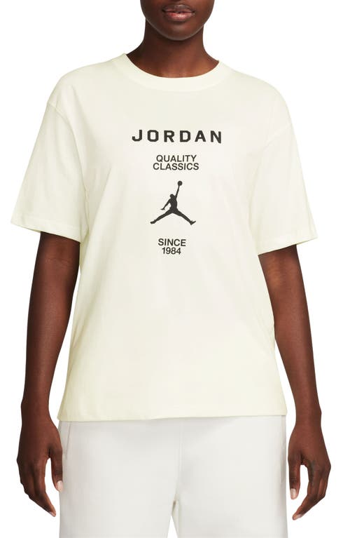 Jordan Quality Classics Graphic T-shirt In Sail/black