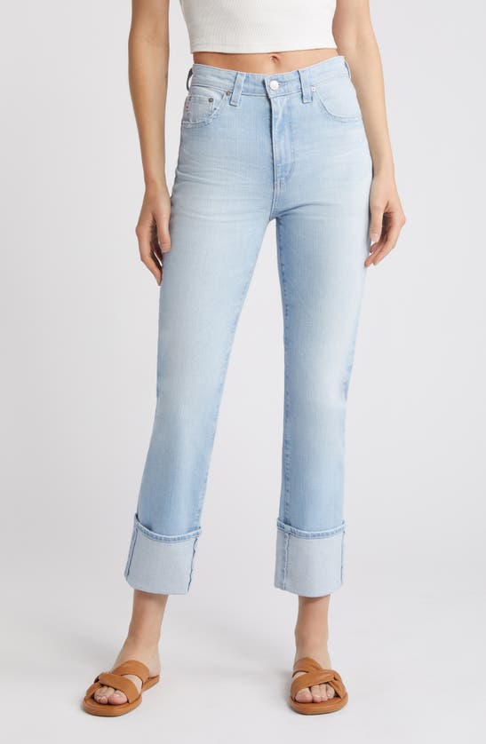 Shop Ag Saige Ankle Straight Leg Jeans In 24 Years Sunkissed