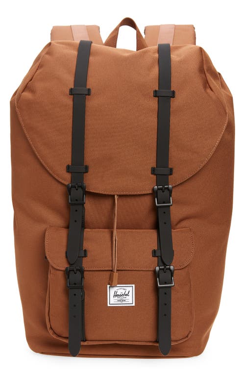 Herschel Supply Co. Little America Backpack in Pelican Marble Dried Herb Smart Closet