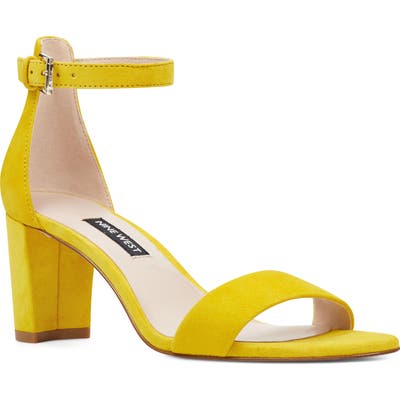 Nine West Pruce Ankle Strap Sandal, Yellow