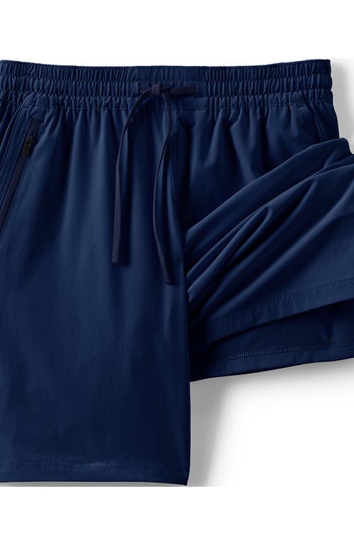 Shop Lands' End Active 7" Swim Trunks In Deep Sea Navy