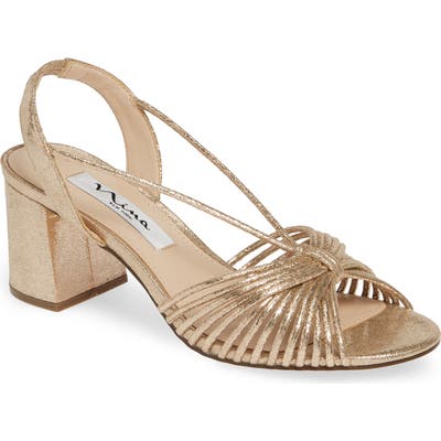Nina Nadelyn Strappy Sandal, Beige