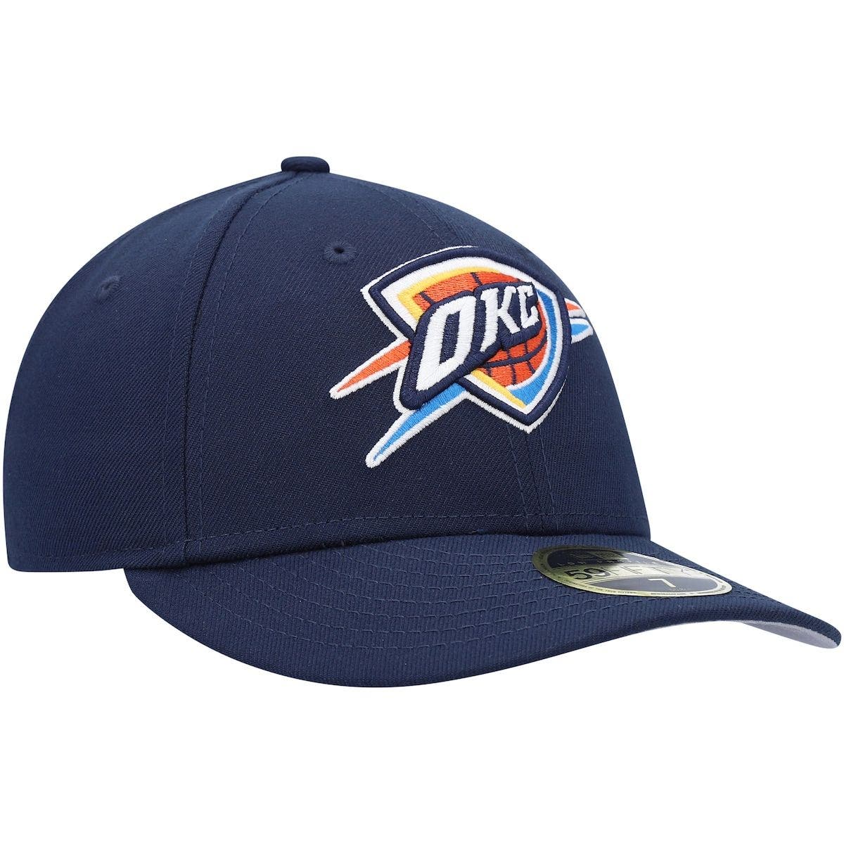 New Era Men S New Era Navy Oklahoma City Thunder Team Low Profile 59fifty Fitted Hat Nordstrom