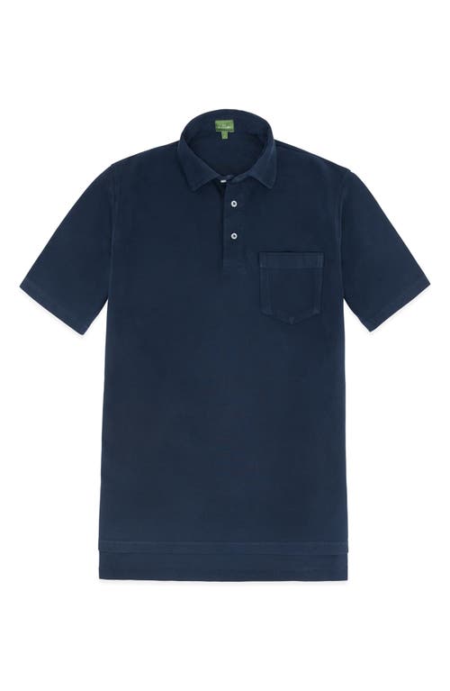 Shop Sid Mashburn Pima Cotton Piqué Polo In Navy Pique