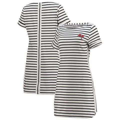 Tommy Bahama White San Francisco 49ers Tri-Blend Jovanna Striped Dress