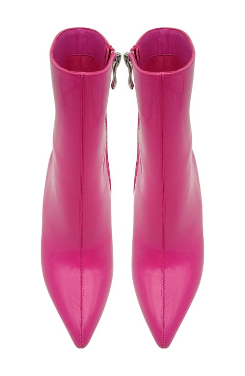Lady Couture Women's Crown Sculpture Heel Ankle Boots In Fuchsia