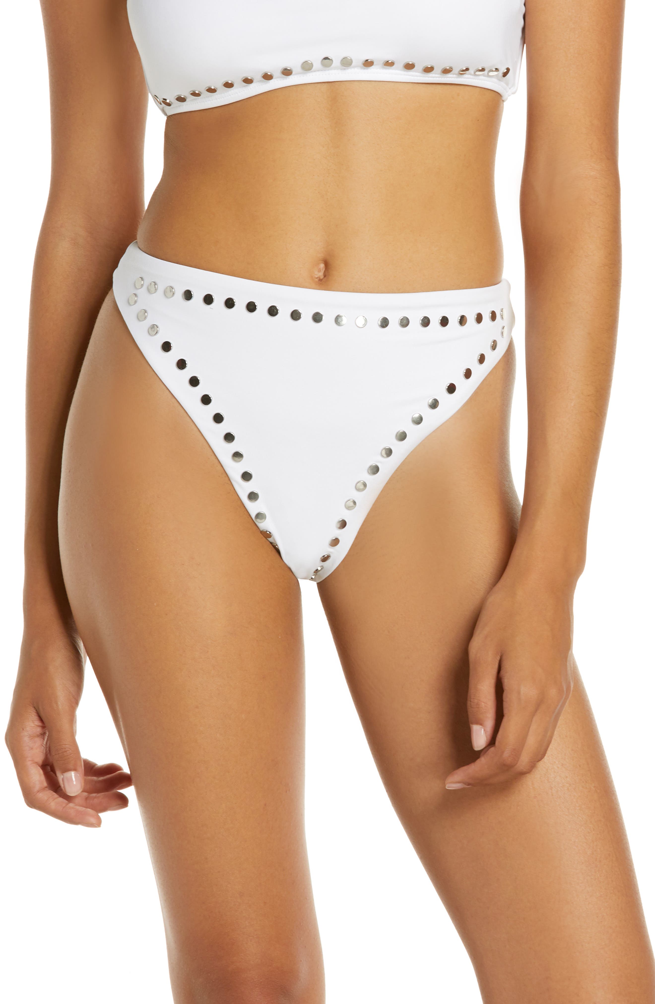 Dolce Vita Stellar Studs High Waist Swim Bottoms